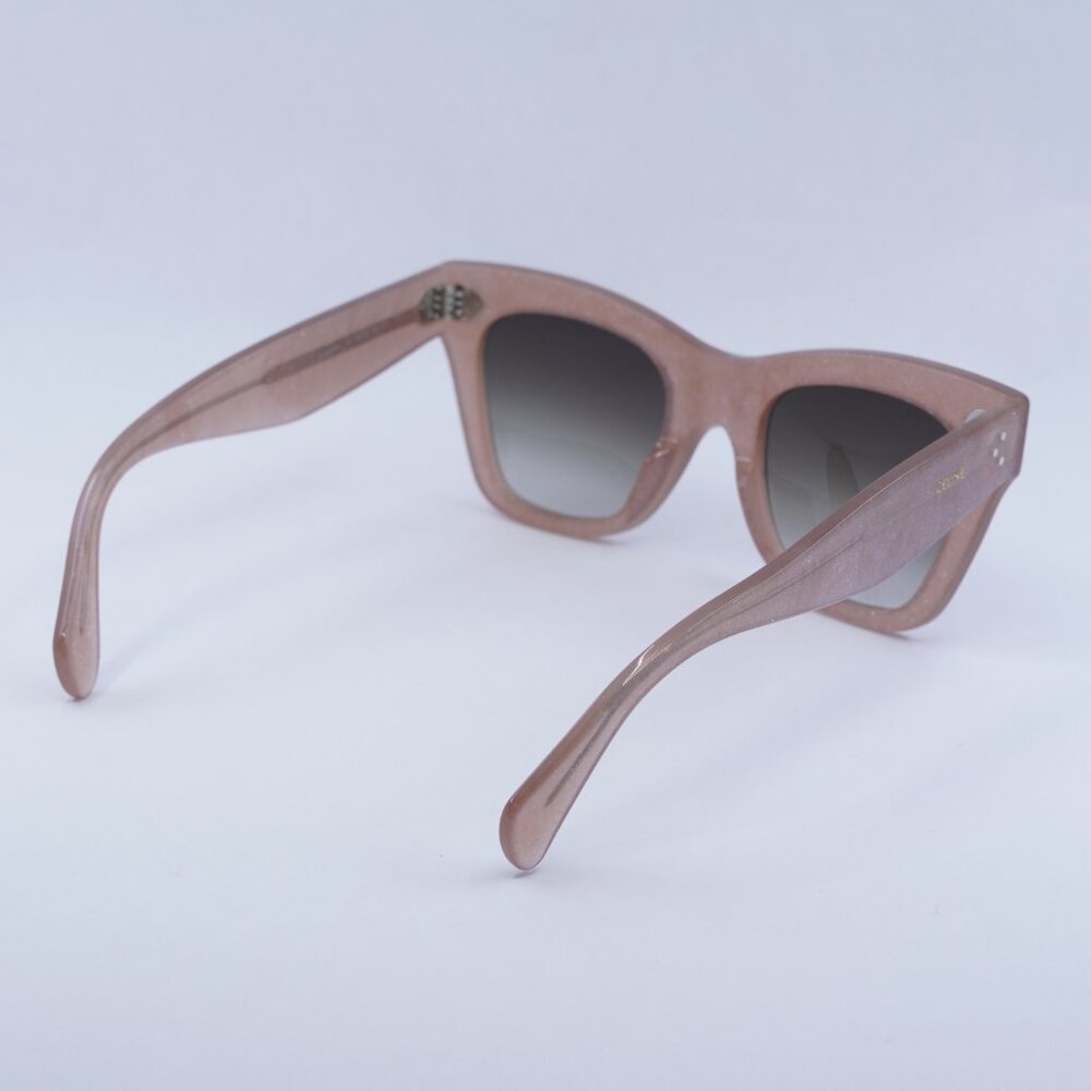 🕶️New Celine CL4004IN 74F Sunglasses Milky Pink Frame, Brown Lenses - Picture 7 of 11